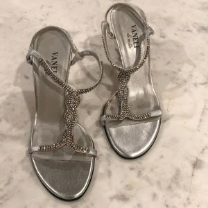Silver Evening Shoes